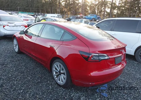 2021 Tesla Model 3 Standard Range Plus Rear-Wheel Drive from USA, damaged, VIN 5YJ3E1EA8MF088244